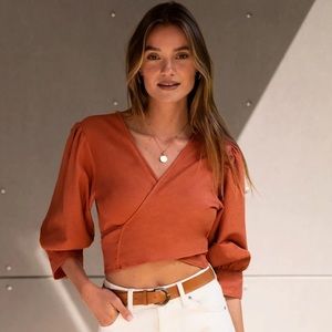 helen owen’s herown “cape crop top”
